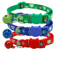 Cat Collar Christmas Dog Pet Collar Christmas Cat Collar Bow With Bell