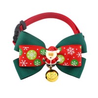 Christmas Dog Collar Bowknot Cat Collars Bell Pet Collar